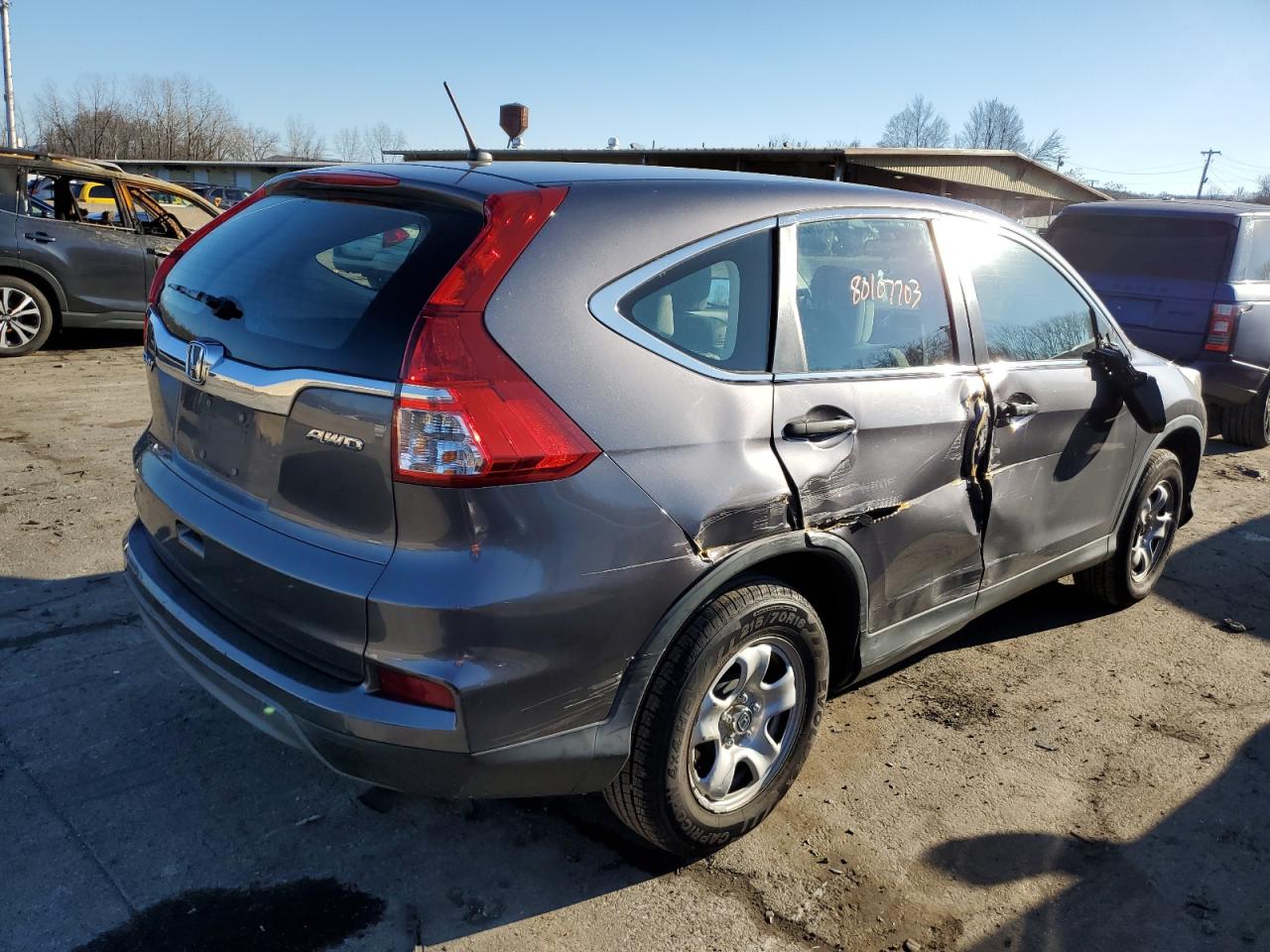 Image 3 of 2015 HONDA CR-V LX 2015 with VIN 5J6RM4H35FL027228