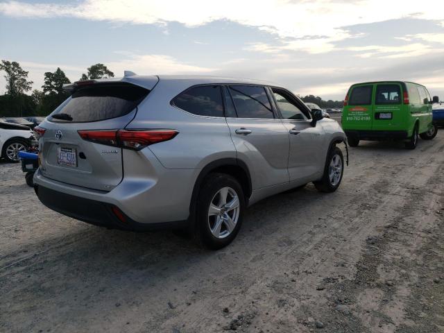 Image 3 of 2021 TOYOTA HIGHLANDER HYBRID LE 2021 with VIN 5TDBBRCH3MS058552