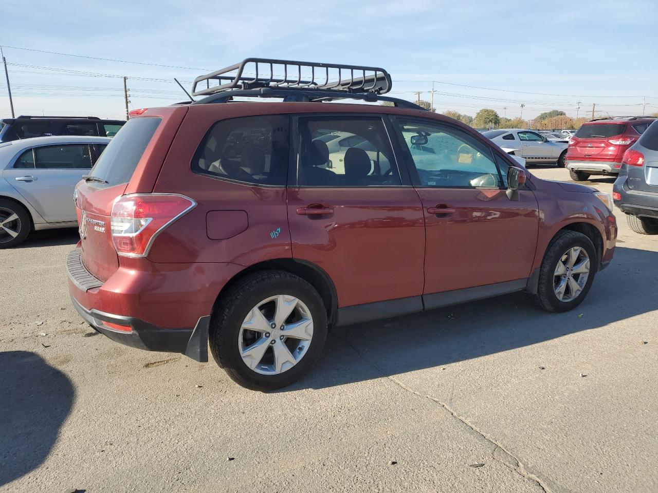 Image 3 of 2014 SUBARU FORESTER 2.5I PREMIUM 2014 with VIN JF2SJAEC6EH435713