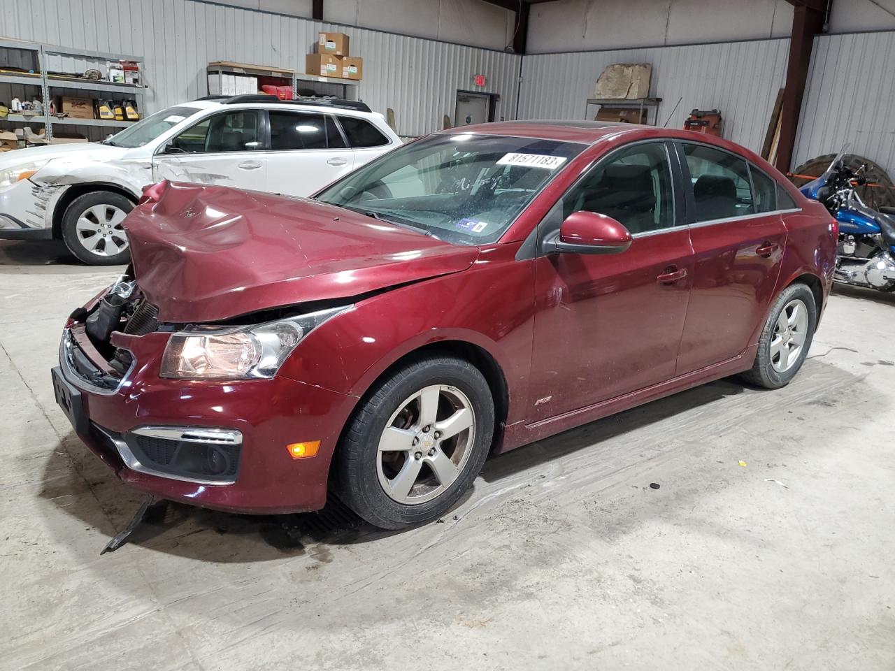 Image 1 of 2015 CHEVROLET CRUZE LT 2015 with VIN 1G1PC5SB0F7187041
