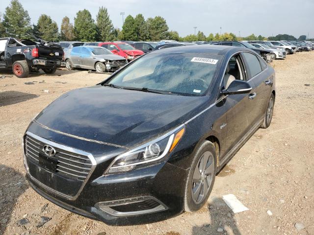 Image 1 of 2017 HYUNDAI SONATA HYBRID 2017 with VIN KMHE34L13HA058176