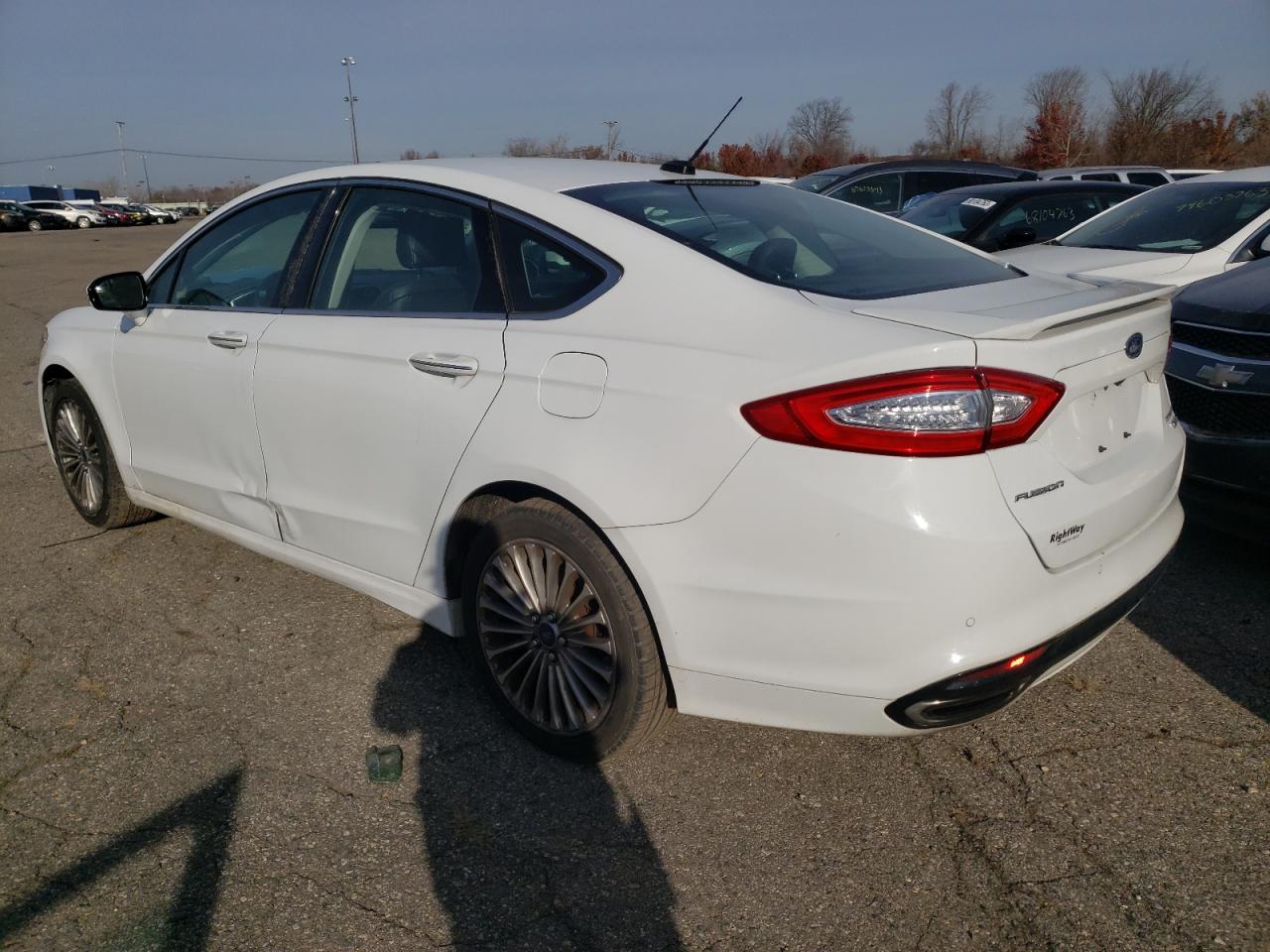 Image 2 of 2015 FORD FUSION TITANIUM 2015 with VIN 3FA6P0K99FR196228