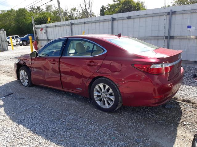 Image 2 of 2014 LEXUS ES 300H 2014 with VIN JTHBW1GG0E2052500