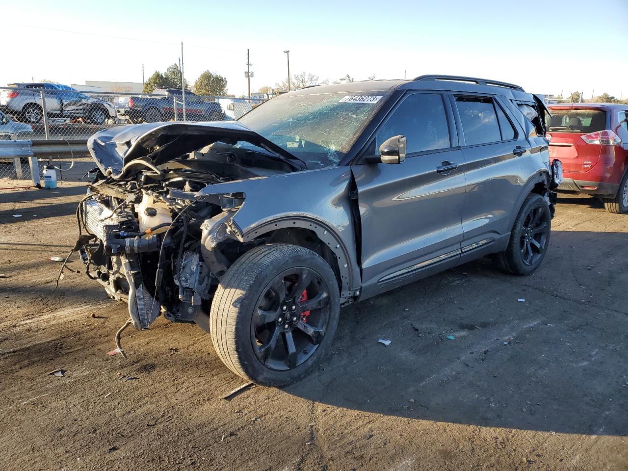 Obraz 1 z 2021 FORD EXPLORER ST 2021 z VIN 1FM5K8GCXMGA83184