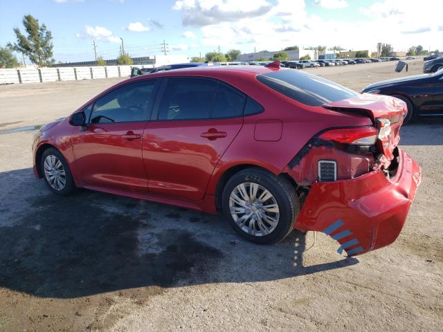 Image 2 of 2021 TOYOTA COROLLA LE 2021 with VIN JTDEPMAE8MJ174174
