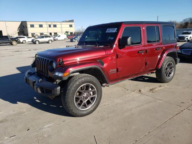 Изображение 1 2021 JEEP WRANGLER UNLIMITED SPORT 2021 с VIN 1C4HJXDG3MW636883