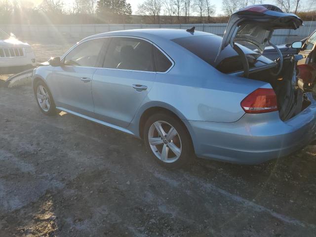 Image 2 of 2012 VOLKSWAGEN PASSAT SE 2012 with VIN 1VWBH7A39CC060295