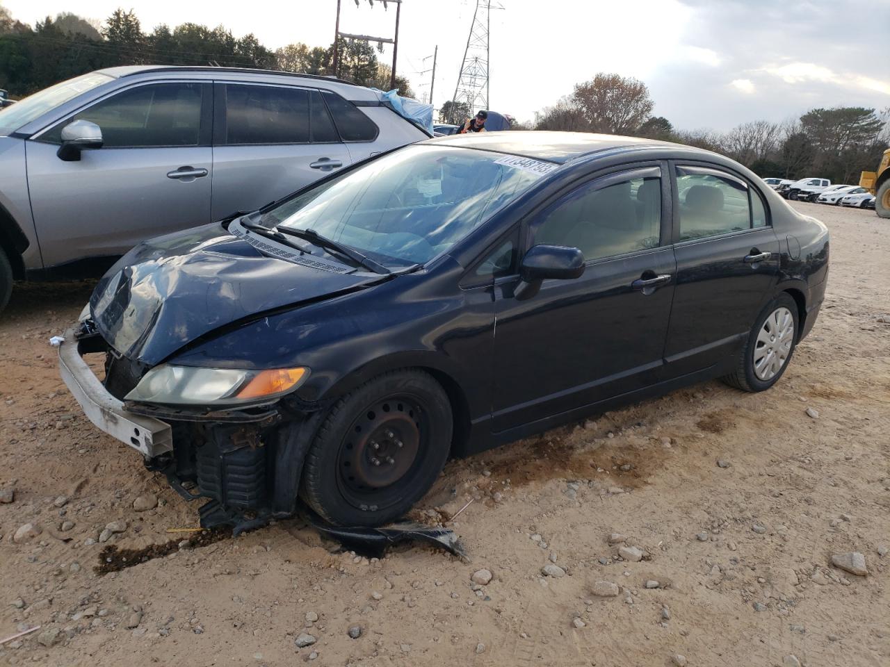 Image 1 of 2008 HONDA CIVIC LX 2008 with VIN 1HGFA15508L019421