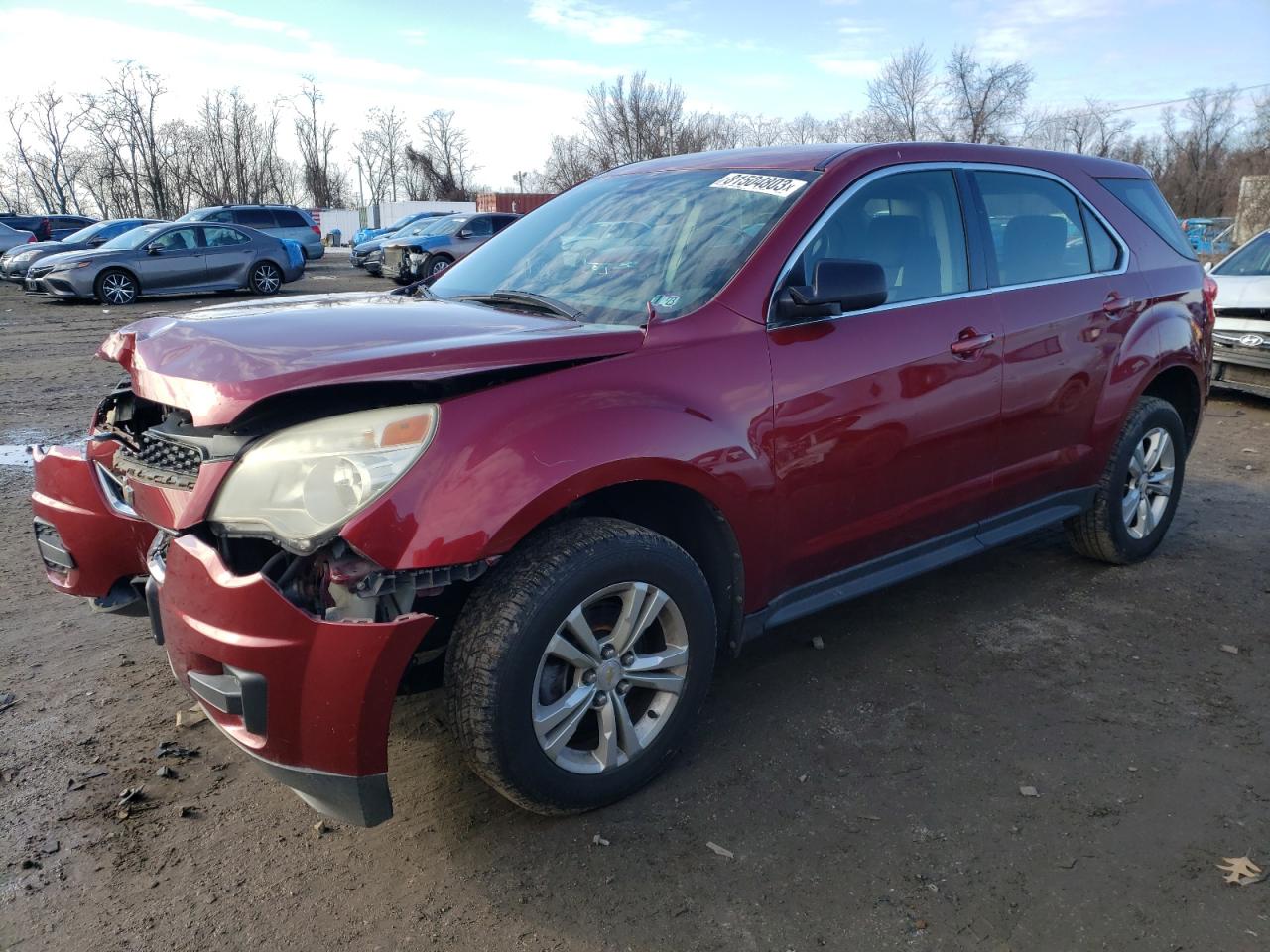 Изображение 1 2010 CHEVROLET EQUINOX LS 2010 с VIN 2CNALBEW0A6235281