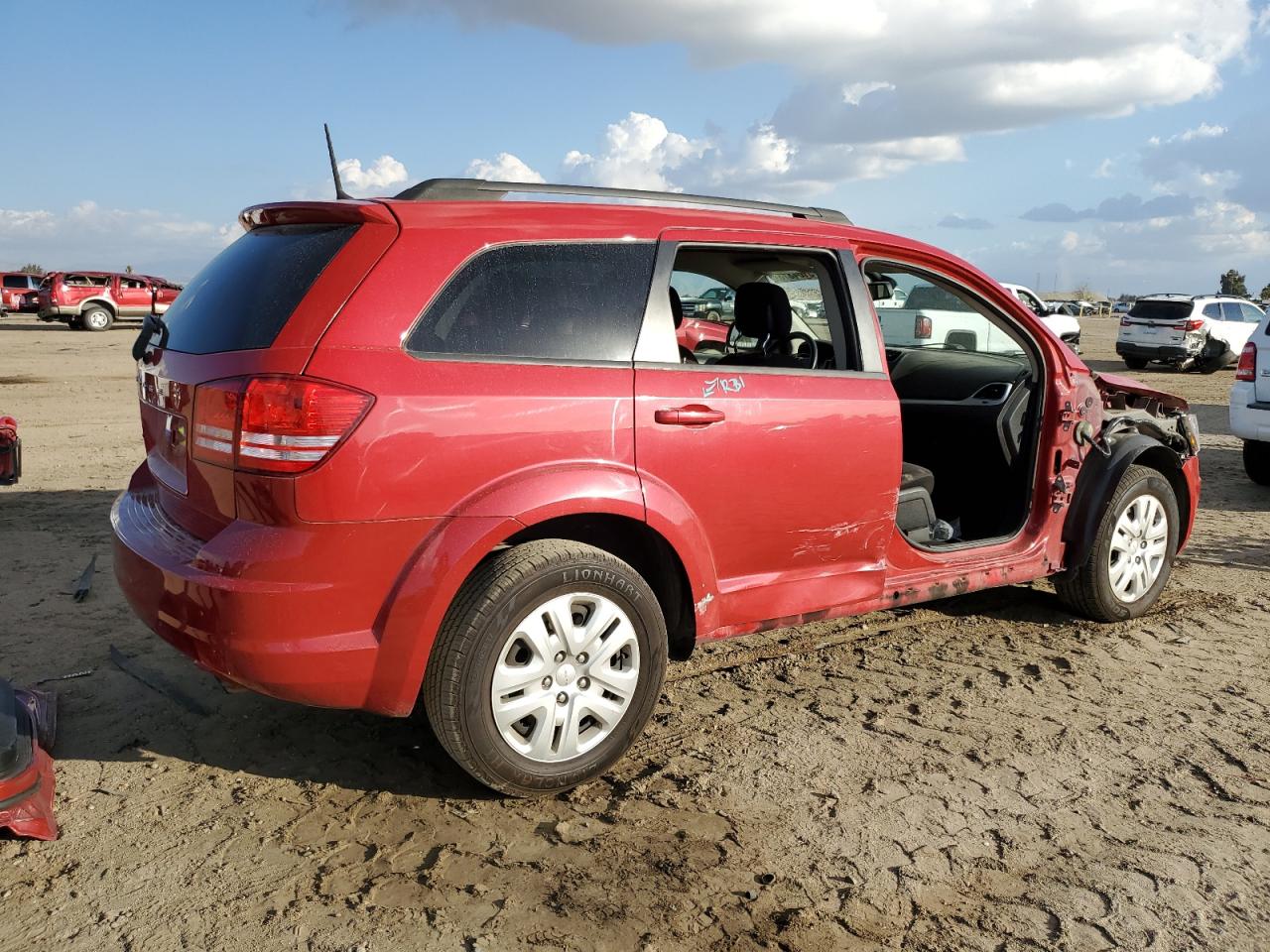 Image 3 of 2018 DODGE JOURNEY SE 2018 with VIN 3C4PDCAB6JT527078