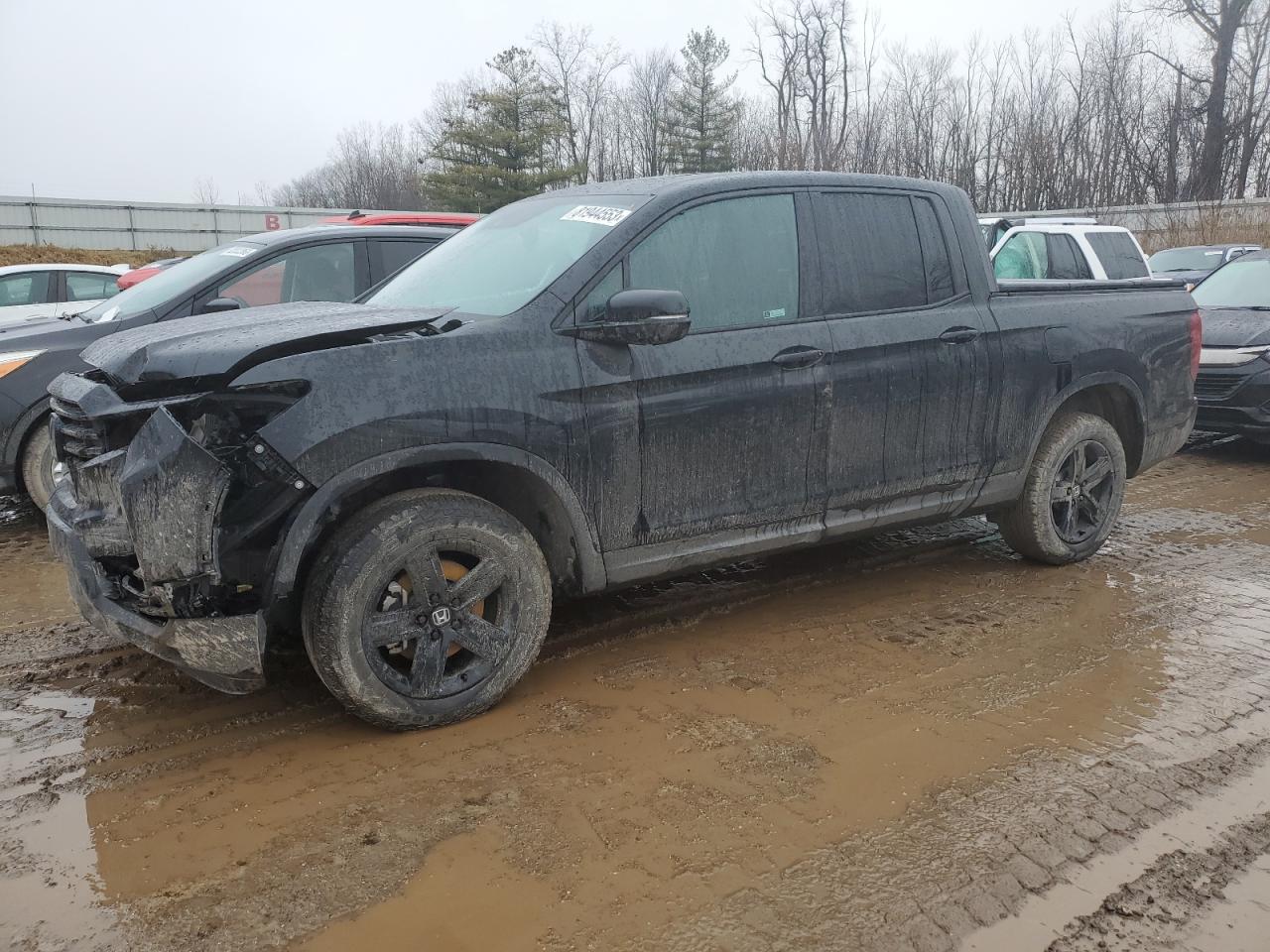 Image 1 of 2021 HONDA RIDGELINE BLACK EDITION 2021 with VIN 5FPYK3F82MB018476