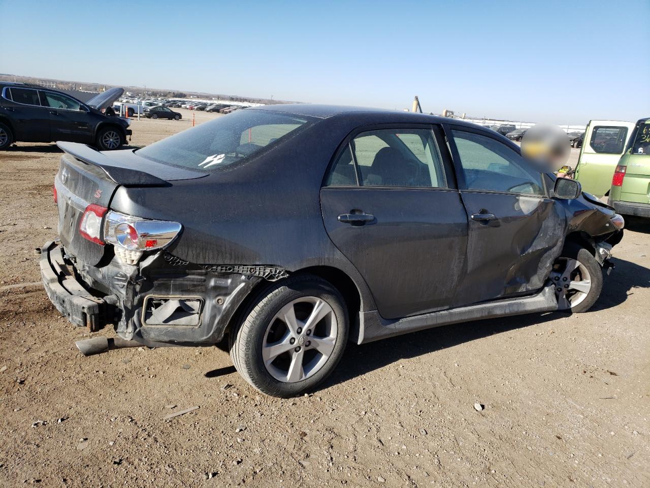 Image 3 of 2012 TOYOTA COROLLA BASE 2012 with VIN 2T1BU4EE9CC777392