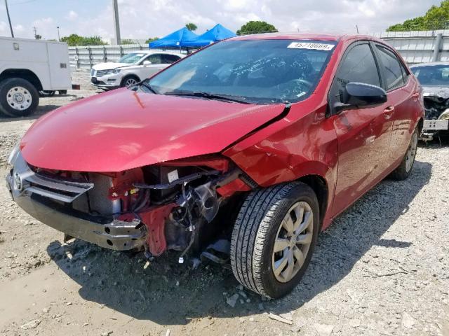 Image 2 of 2015 TOYOTA COROLLA L 2015 with VIN 2T1BURHE1FC471820