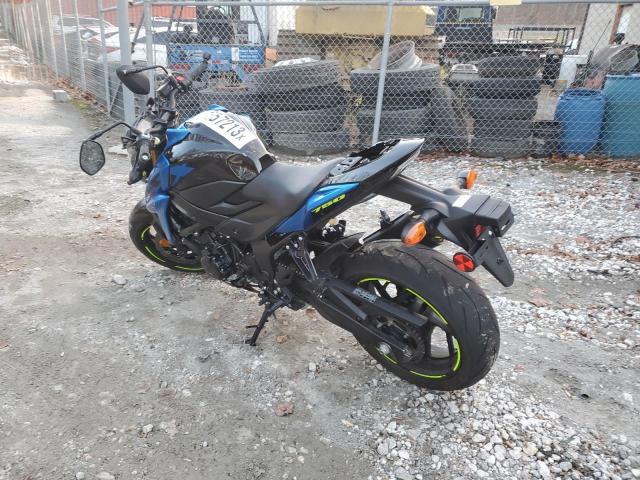 Image 3 of 2022 SUZUKI GSX-S750 M 2022 with VIN JS1C533B1N7101666