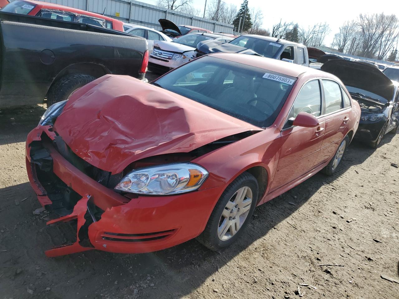 Image 1 of 2012 CHEVROLET IMPALA LT 2012 with VIN 2G1WG5E30C1285872