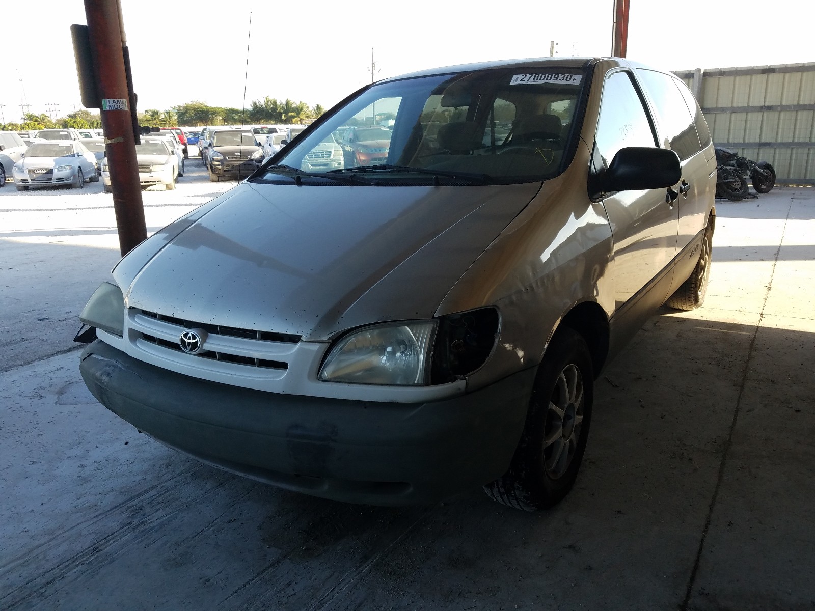 Obraz 2 z 2001 TOYOTA SIENNA CE 2001 z VIN 4T3ZF19C01U321963