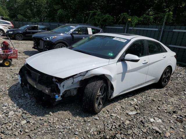Image 1 of 2021 HYUNDAI ELANTRA LIMITED 2021 with VIN KMHLN4AJ4MU003488