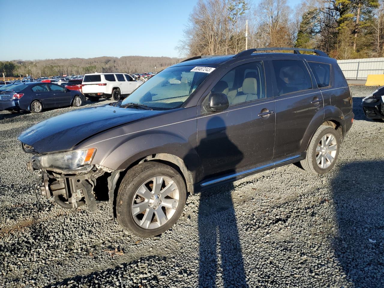 Image 1 of 2012 MITSUBISHI OUTLANDER SE 2012 with VIN JA4AS3AW7CU031255