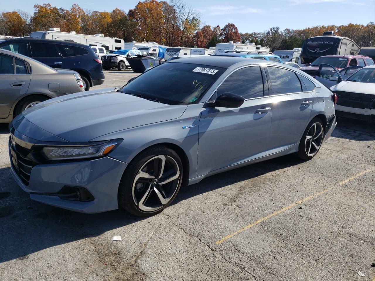 Изображение 1 2022 HONDA ACCORD HYBRID SPORT 2022 с VIN 1HGCV3F21NA038249