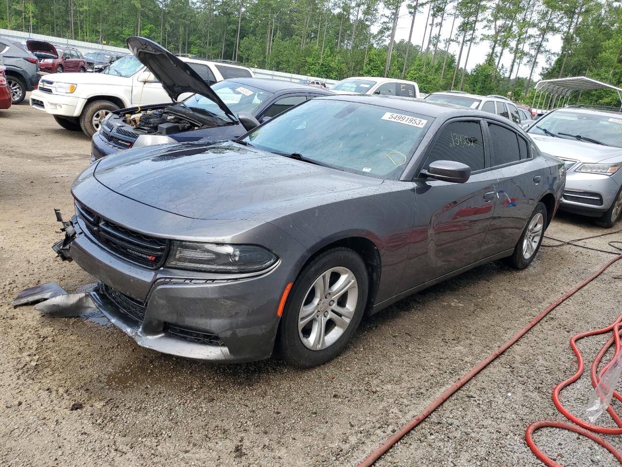 Image 1 of 2019 DODGE CHARGER SXT 2019 with VIN 2C3CDXBG9KH711400