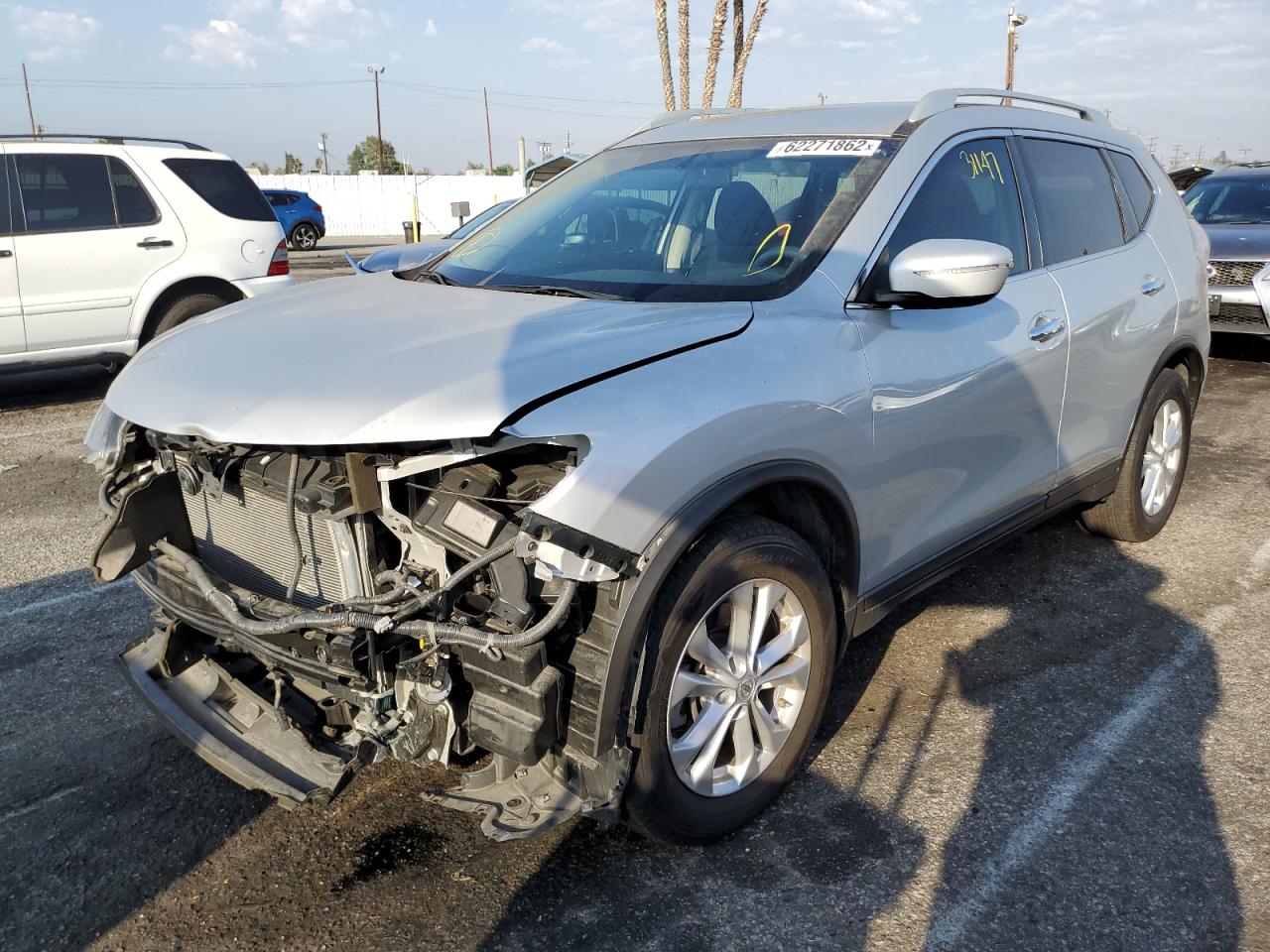 Image 2 of 2015 NISSAN ROGUE S 2015 with VIN 5N1AT2ML5FC834876