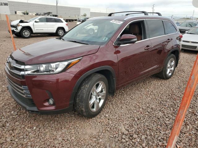 Image 1 of 2017 TOYOTA HIGHLANDER LIMITED 2017 with VIN 5TDDZRFH5HS438076