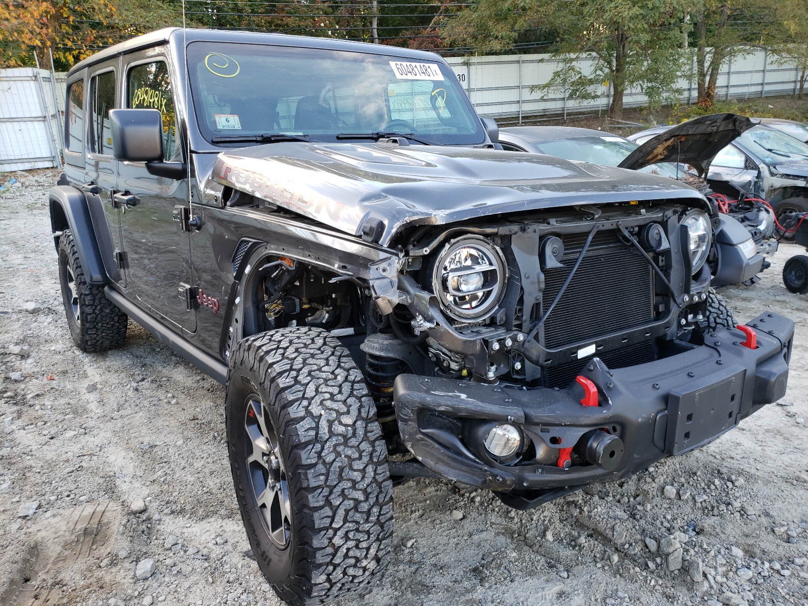 Image 1 of 2020 JEEP WRANGLER UNLIMITED RUBICON 2020 with VIN 1C4HJXFN0LW126128