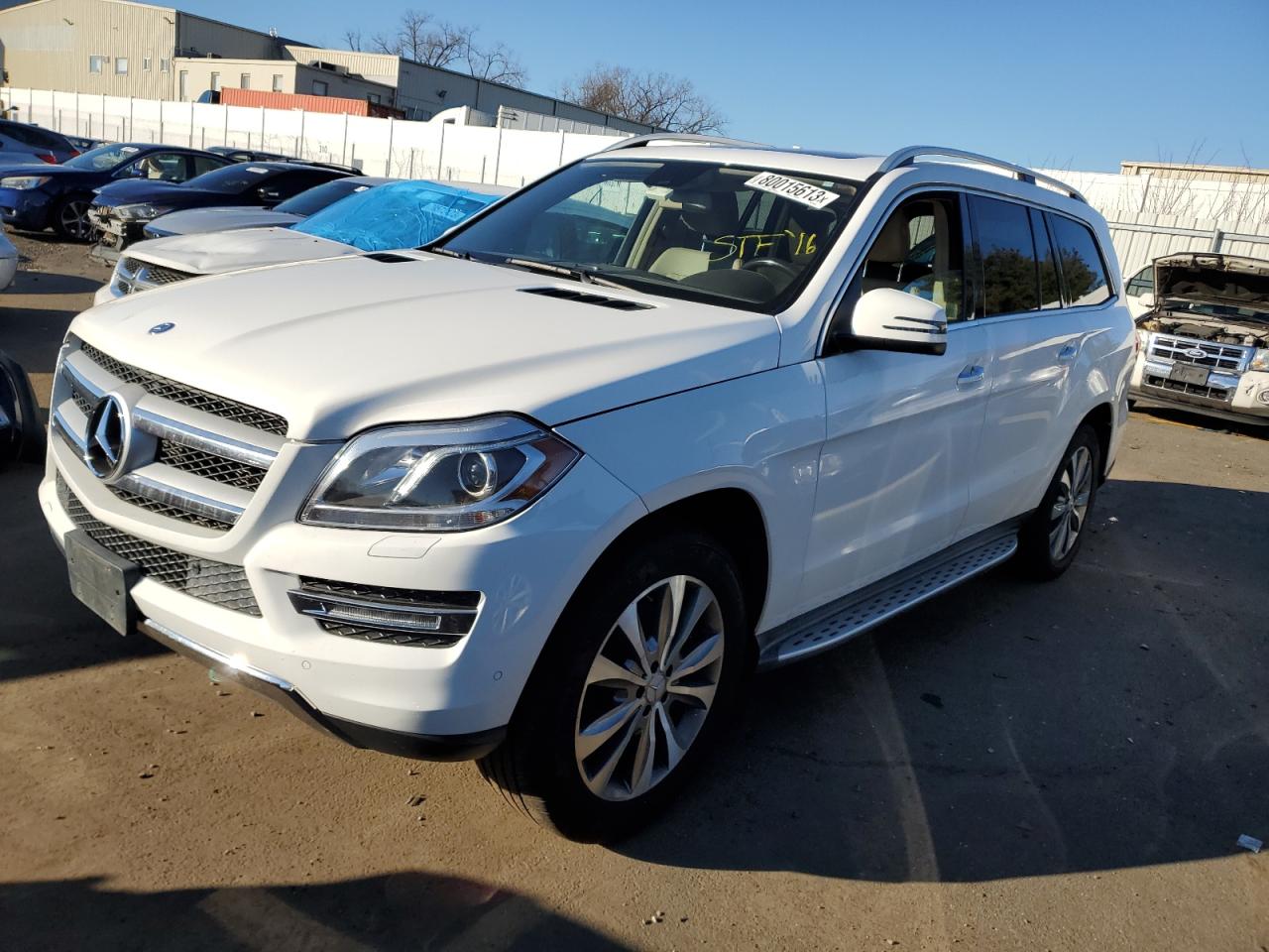 Image 1 of 2016 MERCEDES-BENZ GL 450 4MATIC 2016 with VIN 4JGDF6EE2GA645689
