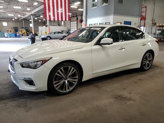 Image 1 of 2018 INFINITI Q50 HYBRID LUXE 2018 with VIN JN1AV7AR9JM540018