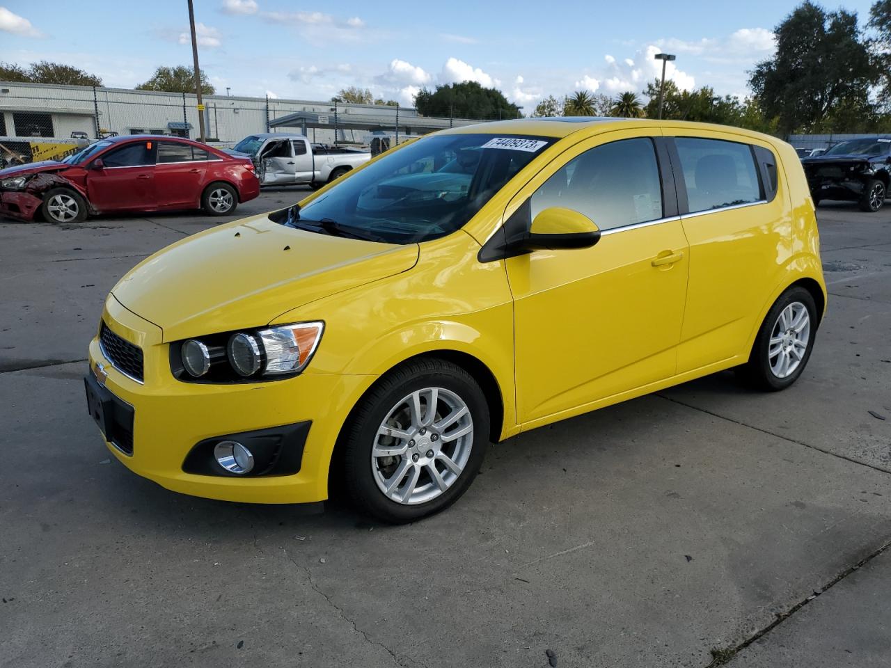 Image 1 of 2016 CHEVROLET SONIC LT 2016 with VIN 1G1JC6SG8G4103011