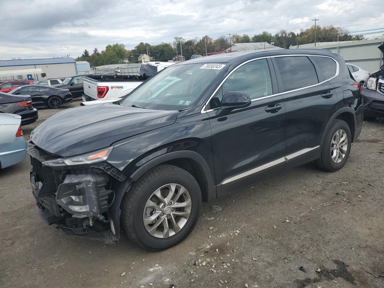 Изображение 1 2019 HYUNDAI SANTA FE SE 2019 с VIN 5NMS2CAD7KH071480