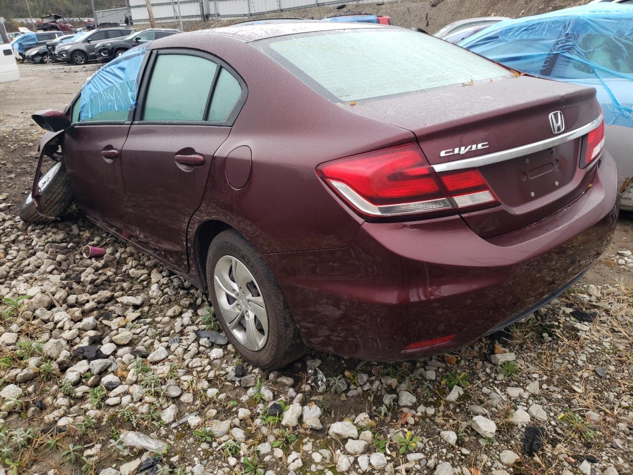 Image 2 of 2015 HONDA CIVIC LX 2015 with VIN 19XFB2F53FE027440