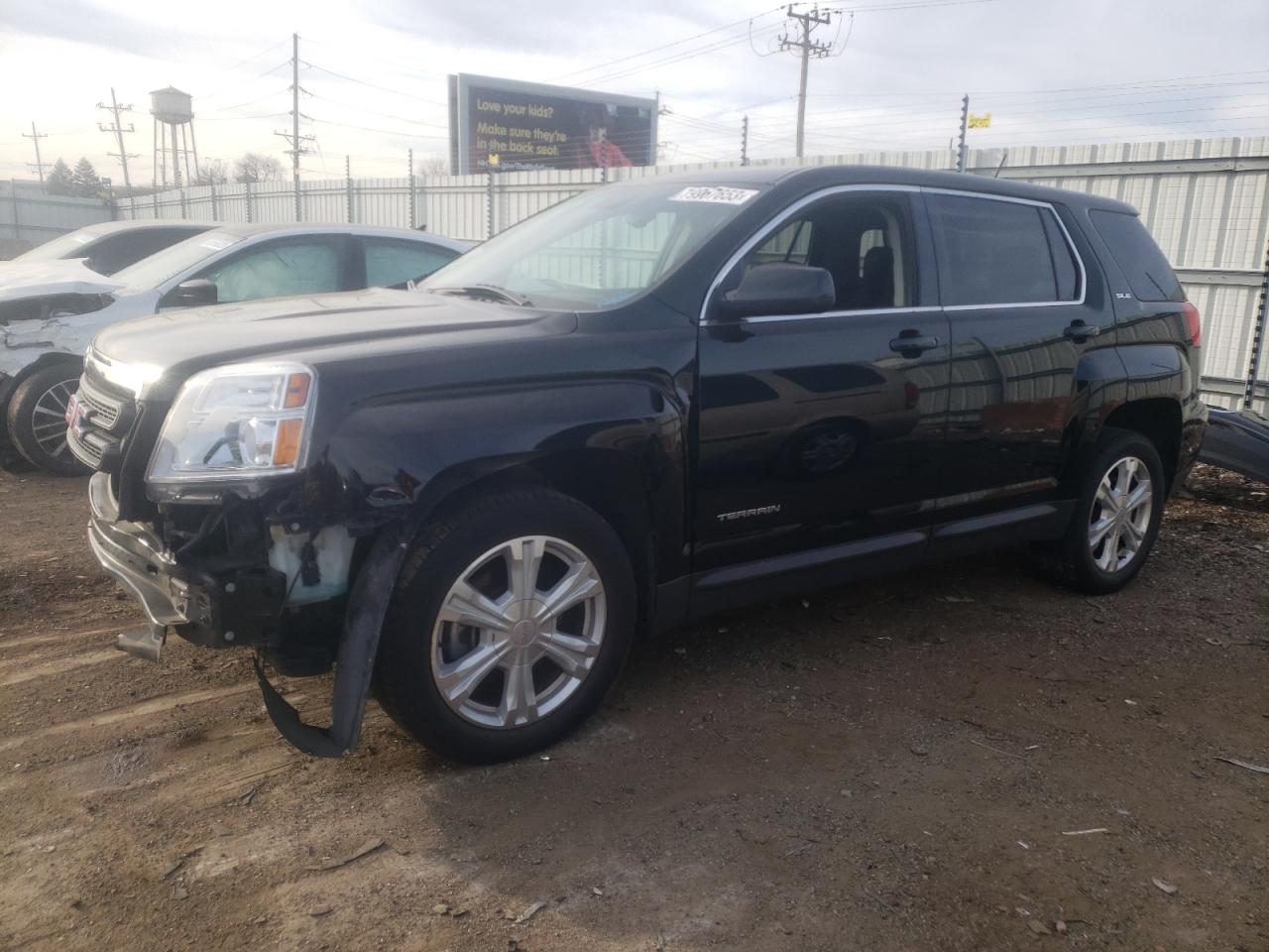Image 1 of 2017 GMC TERRAIN SLE 2017 with VIN 2GKALMEK9H6157241