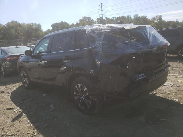 Изображение 2 2020 TOYOTA HIGHLANDER HYBRID XLE 2020 с VIN 5TDGBRCH1LS512785