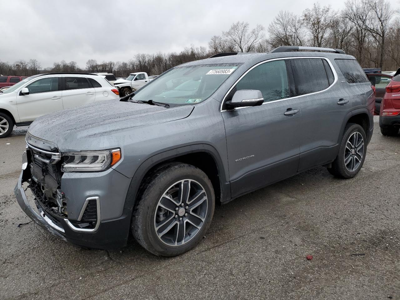 Image 1 of 2021 GMC ACADIA SLT 2021 with VIN 1GKKNMLS7MZ231689