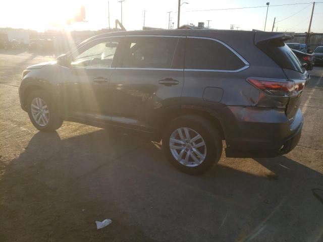 Image 2 of 2015 TOYOTA HIGHLANDER LE 2015 with VIN 5TDZARFH0FS010524