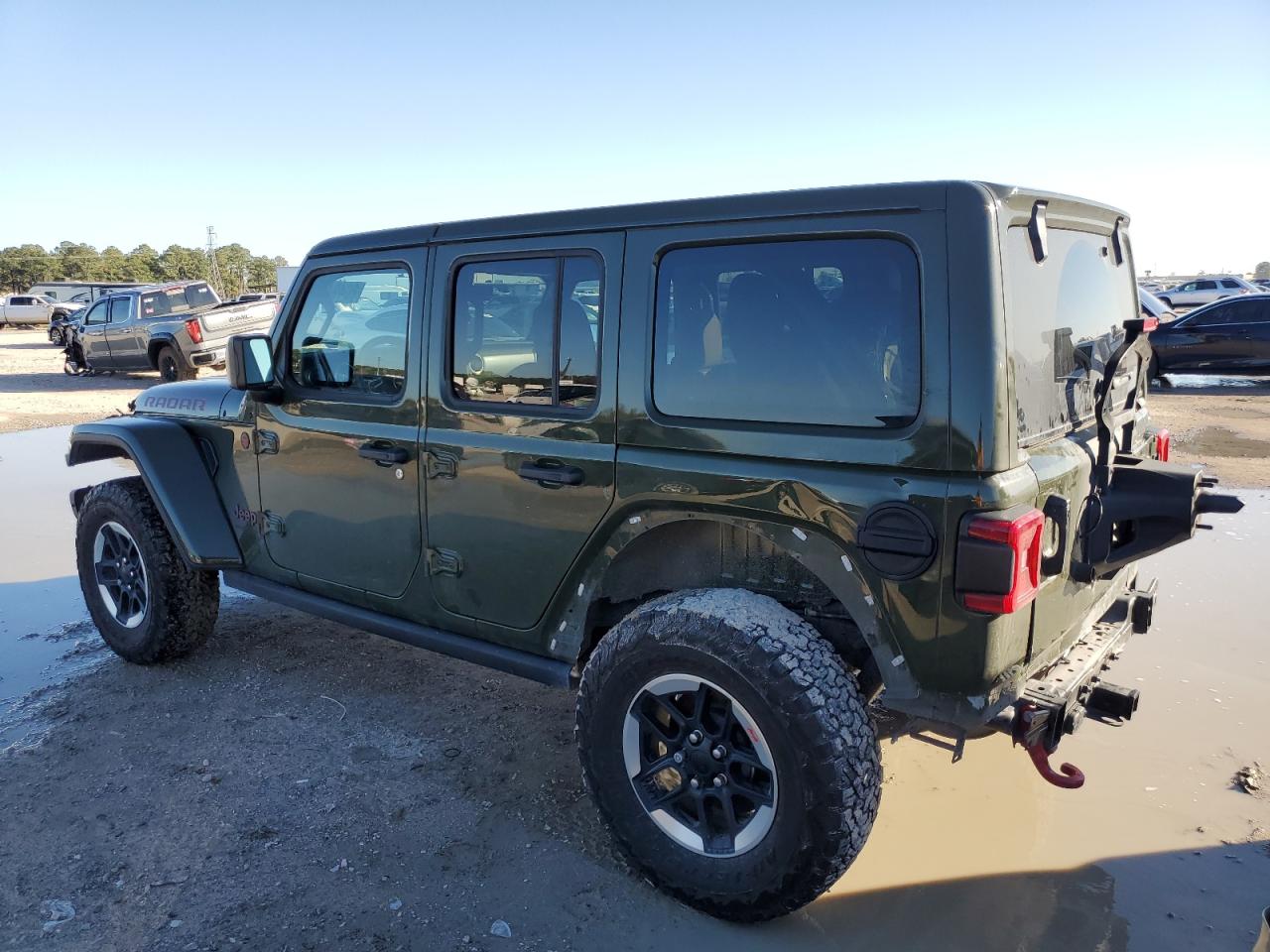 Image 2 of 2021 JEEP WRANGLER UNLIMITED RUBICON 2021 with VIN 1C4HJXFG4MW706355