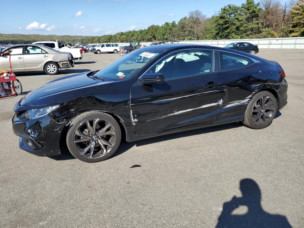 Image 1 of 2020 HONDA CIVIC SPORT 2020 with VIN 2HGFC4B83LH304906