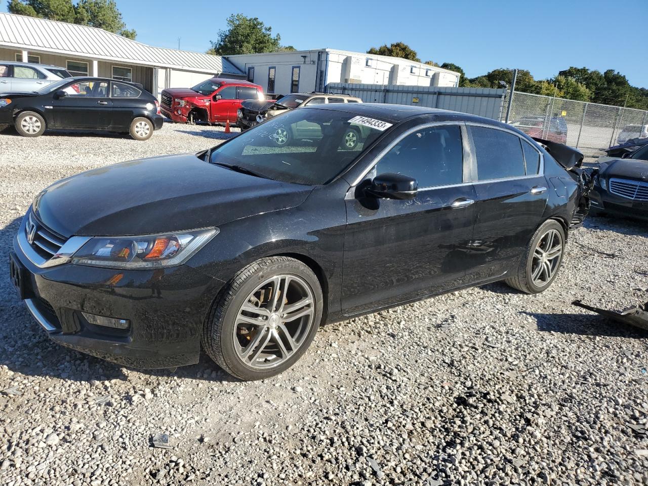 Image 1 of 2014 HONDA ACCORD EXL 2014 with VIN 1HGCR2F85EA025412