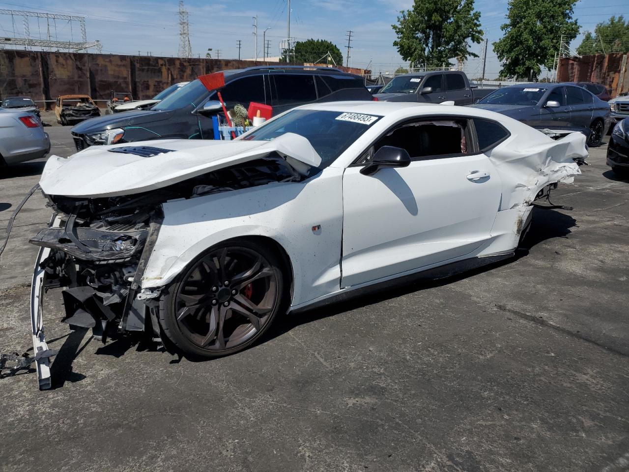 Image 1 of 2019 CHEVROLET CAMARO SS 2019 with VIN 1G1FG1R76K0135829