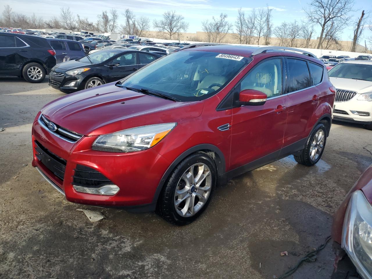 Image 1 of 2015 FORD ESCAPE TITANIUM 2015 with VIN 1FMCU0JX8FUC11117