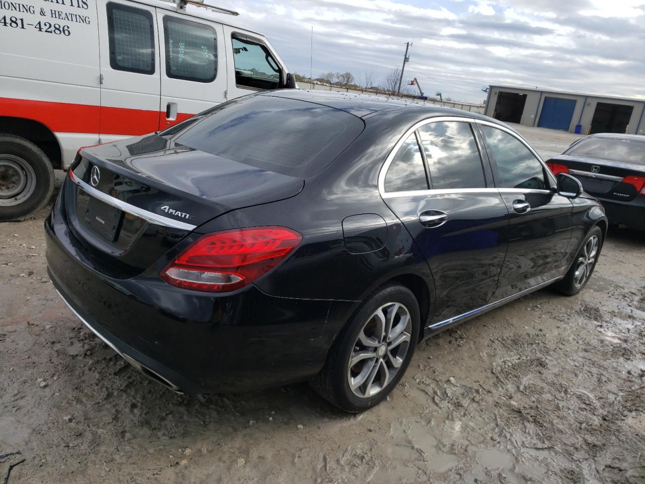 Image 3 of 2016 MERCEDES-BENZ C 300 4MATIC 2016 with VIN 55SWF4KB6GU162191