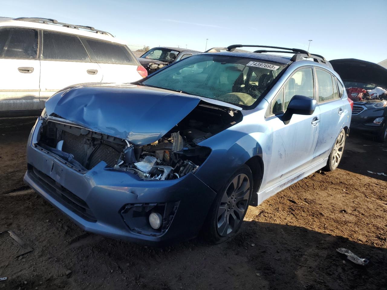 Image 1 of 2014 SUBARU IMPREZA SPORT PREMIUM 2014 with VIN JF1GPAL6XE8287569