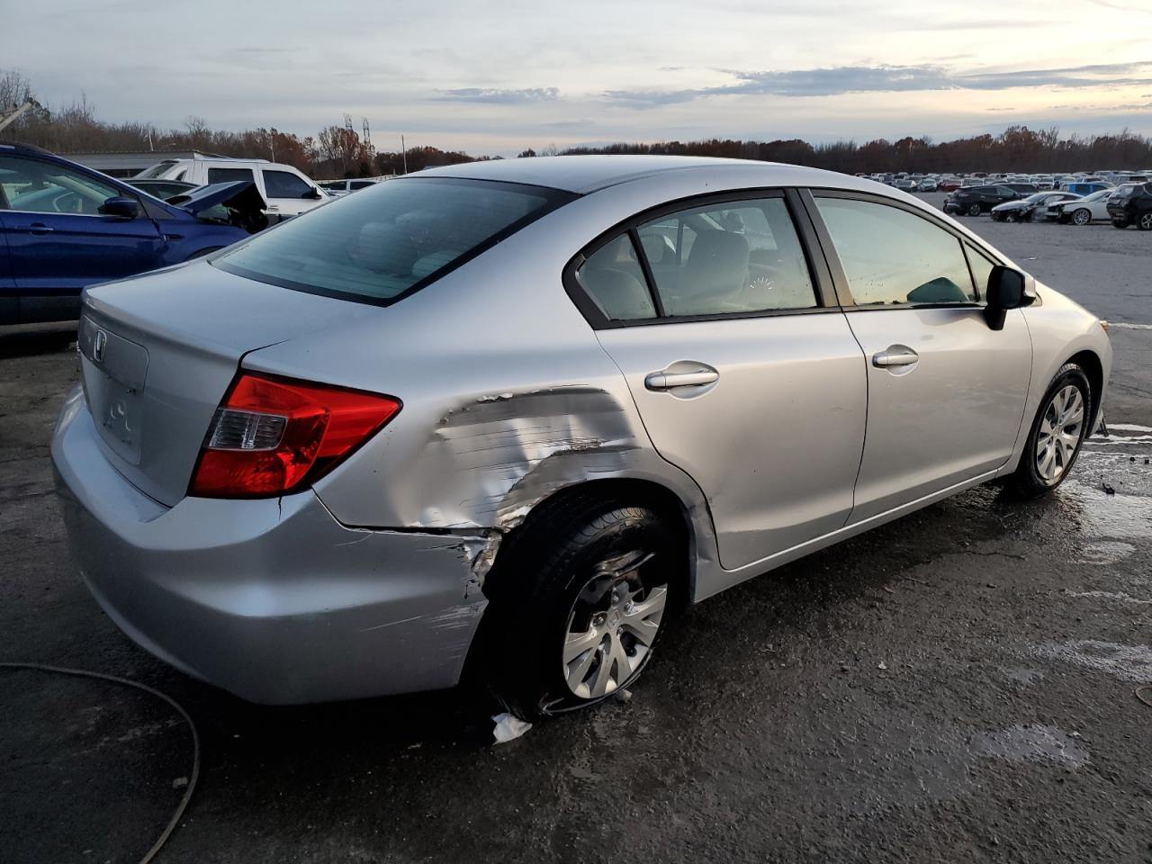 Image 3 of 2012 HONDA CIVIC LX 2012 with VIN 2HGFB2F55CH573559