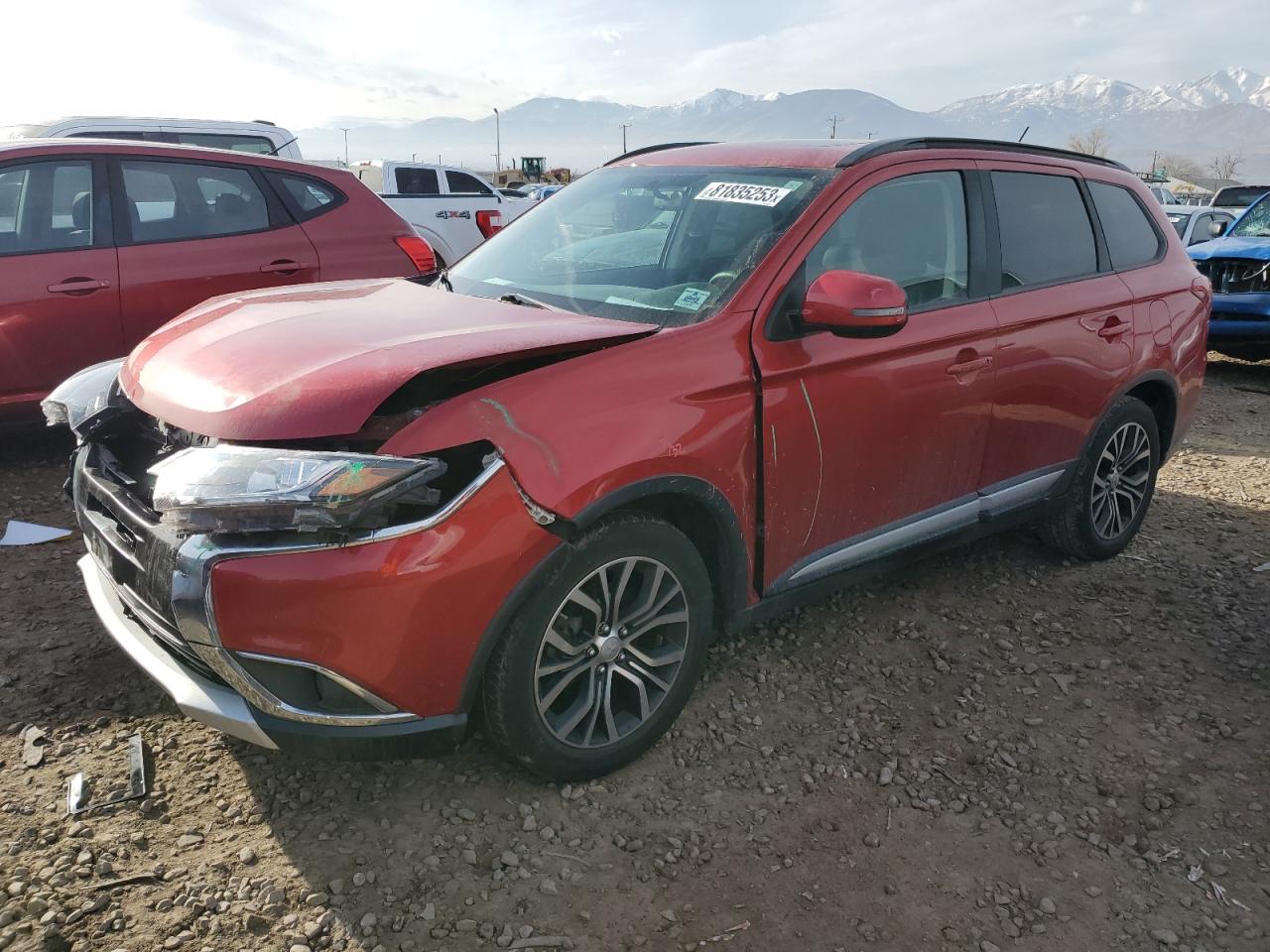 Image 1 of 2016 MITSUBISHI OUTLANDER SE 2016 with VIN JA4AZ3A37GZ013011