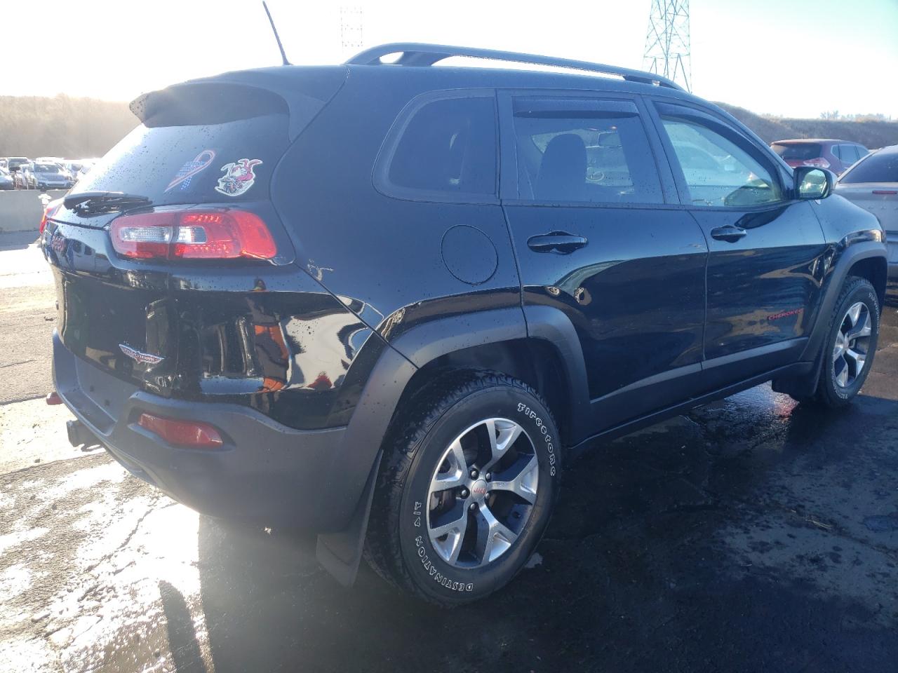 Image 3 of 2018 JEEP CHEROKEE TRAILHAWK 2018 with VIN 1C4PJMBX4JD534576