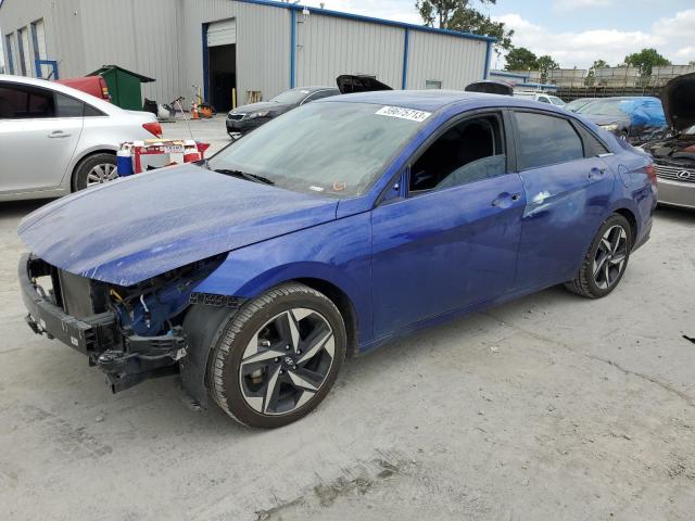 Image 1 of 2023 HYUNDAI ELANTRA LIMITED 2023 with VIN KMHLP4AG8PU372485