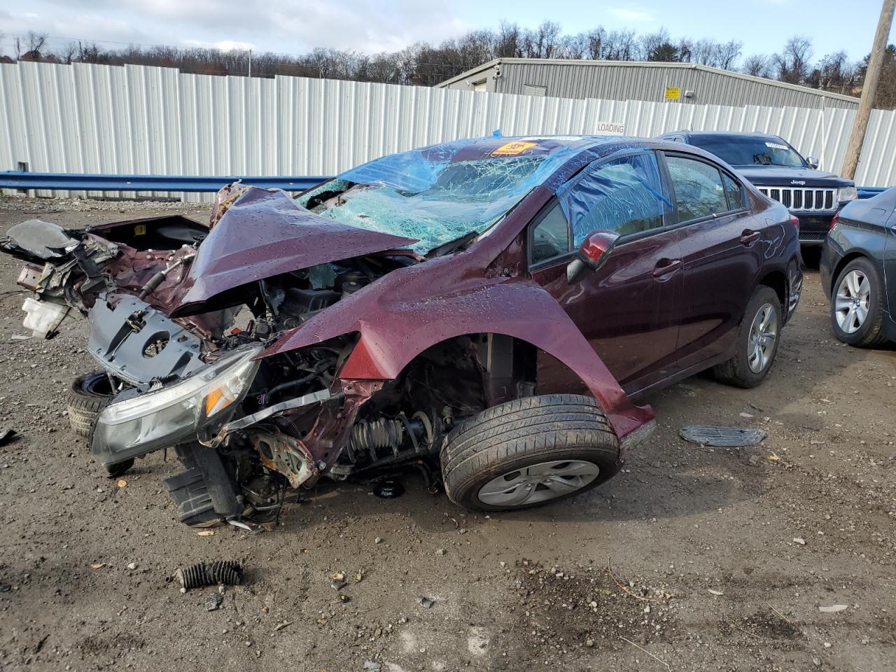 Image 1 of 2015 HONDA CIVIC LX 2015 with VIN 19XFB2F53FE027440