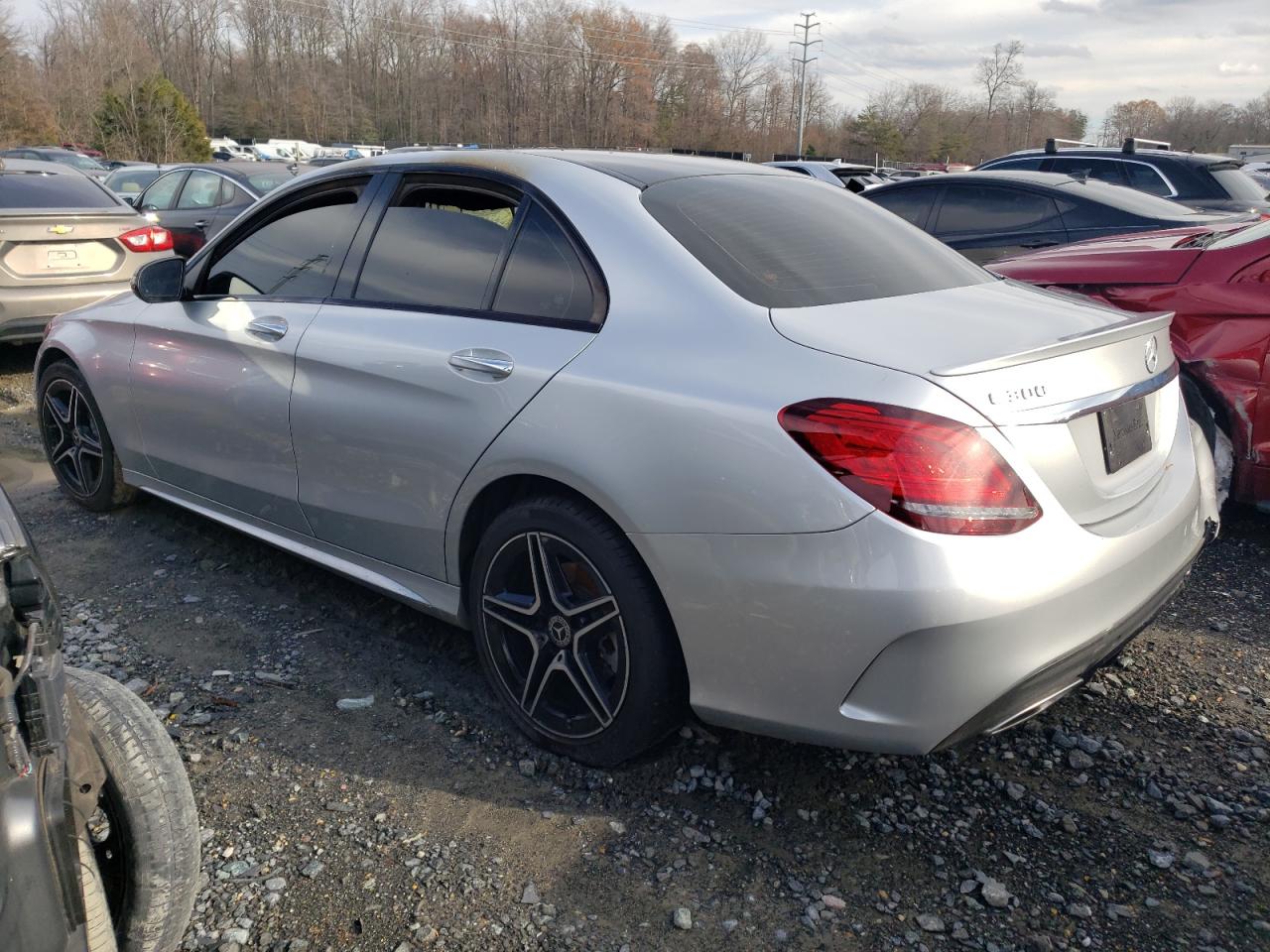 Image 2 of 2020 MERCEDES-BENZ C 300 4MATIC 2020 with VIN W1KWF8EB2LR595621