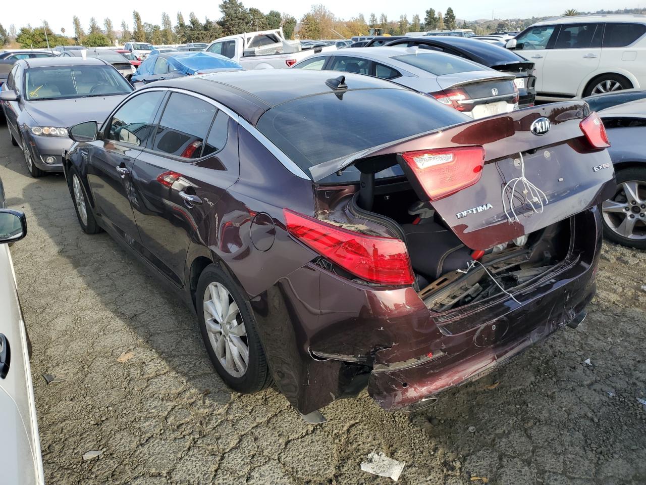 Изображение 2 2014 KIA OPTIMA EX 2014 с VIN 5XXGN4A77EG349147